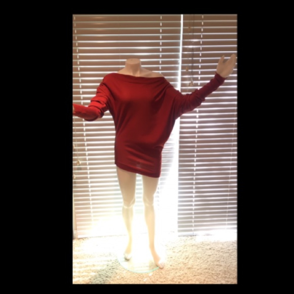 Elegant Dark Orange Blouse